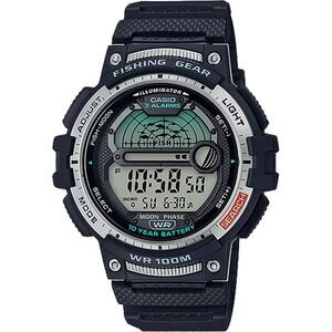 Casio Men's Solar-Powered Digital Watch with Black Dial - WS-1200H-1AV